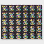 90's Hip Hop Vibes Retro maakte me Cadeaupapier (Vlak)