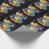 90's Hip Hop Vibes Retro maakte me Cadeaupapier (Hoek)