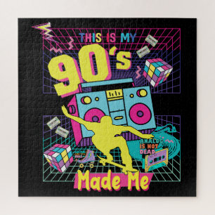 90's Hip Hop Vibes Retro maakte me Legpuzzel