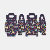 90's Hip Hop Vibes Retro maakte me patroon Bedankdoosjes (Uitgevouwen)