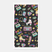 90's Hip Hop Vibes Retro maakte me patroon Servet (Voorkant)