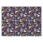 90's Hip Hop Vibes Retro maakte me patroon Tafelkleed (Voorkant (Horizontaal))