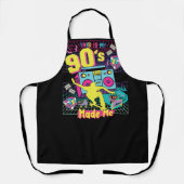 90's Hip Hop Vibes Retro maakte me Schort (Voorkant)
