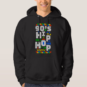 90's Hip Hop Vibes retro patroon Hoodie