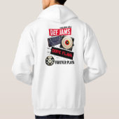 90'S HIPHOP DEF JAMS FOREVER PLAYAGRAPHIC MANNEN HOODIE (Achterkant)