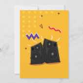 90's House Party Uitnodiging (Achterkant)