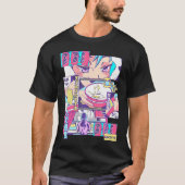 90S Japans Kawaii Ramen Anime Manga Meisje T-shirt (Voorkant)