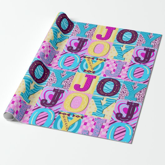 90s Joy Cadeaupapier (Uitgerold)