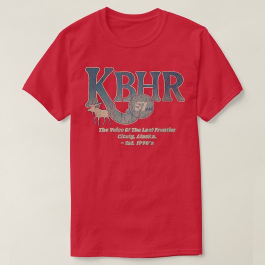  90s KBHR AM Noordelijke Blootstelling Pin 1 T-shirt (Design voorkant)