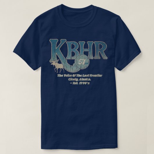  90s KBHR AM Noordelijke Blootstellingsspeld T-shirt (Design voorkant)