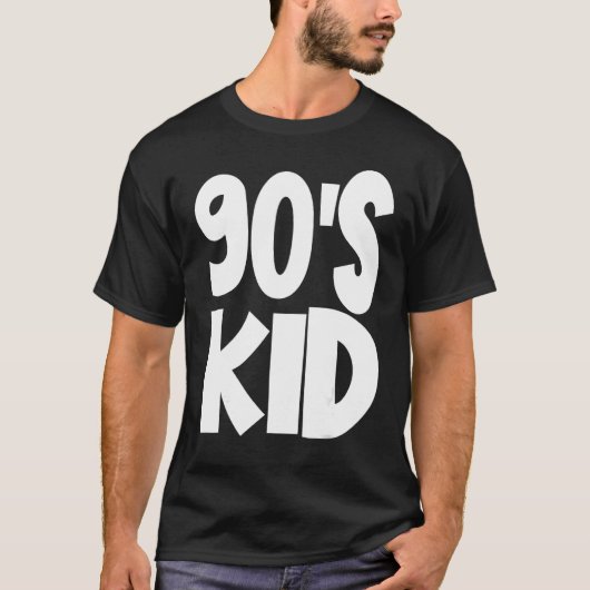90's Kid Costume  Vintage Retro Party T-shirt (Voorkant)