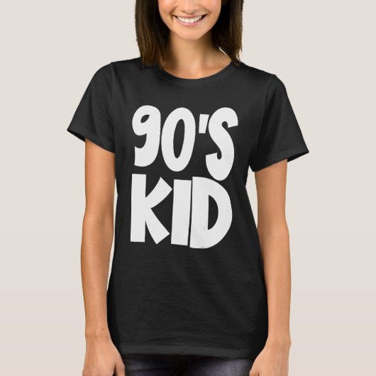 90's Kid Costume  Vintage Retro Party T-shirt (Voorkant)