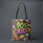90s Kids Retro Pizza Fun Pattern Tote Bag<br><div class="desc">A playful retro 90s kids pattern featuring large fun icons like pizza slices, nostalgic snacks, and cheerful shapes inspired by classic 1990s style. This bold repeating design captures the colorful, carefree spirit of the 90s with bright elements and oversized graphics. Perfect for products like backpacks, notebooks, stationery, apparel, and accessories....</div>