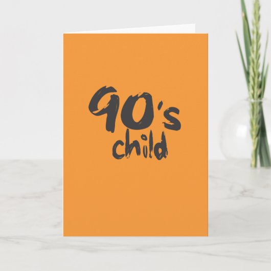 90's kind Leeftijd Kaart (Voorkant)