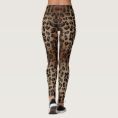 90s Leopard Safari Print Leggings (Achterkant)
