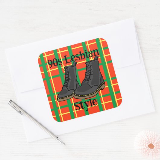 90s Lesbian Style Sticker (Envelop)