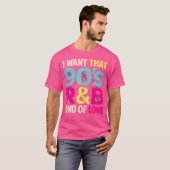 90s Lover Shirt Ik wil dat 90s RB soort liefde Re (Voorkant volledig)