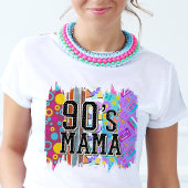 90's Mama Hippie Retro Groovy Kleurrijk Helder T-shirt