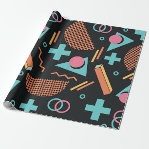 90s Memphis Pattern Cadeaupapier