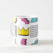 90's Memphis: Pop Design Elements. Koffiemok (Voorkant links)