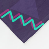  90s Memphis-Stijl Patroon Fleece Deken (Hoek)
