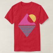 90s Mountain Sunset T-shirt (Design voorkant)