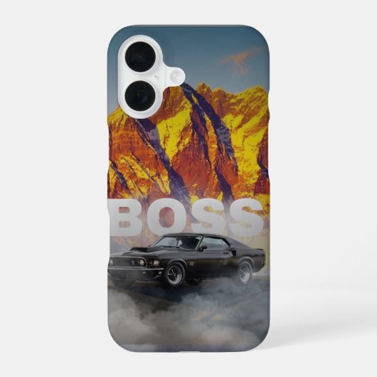 90's Muscle Car Phone Case Design iPhone 16 Hoesje (Achterkant)