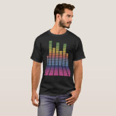 90s Muziek Equaliser T-shirt (Voorkant volledig)