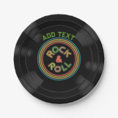 90's Muziek Papieren Bordje (Voorkant)