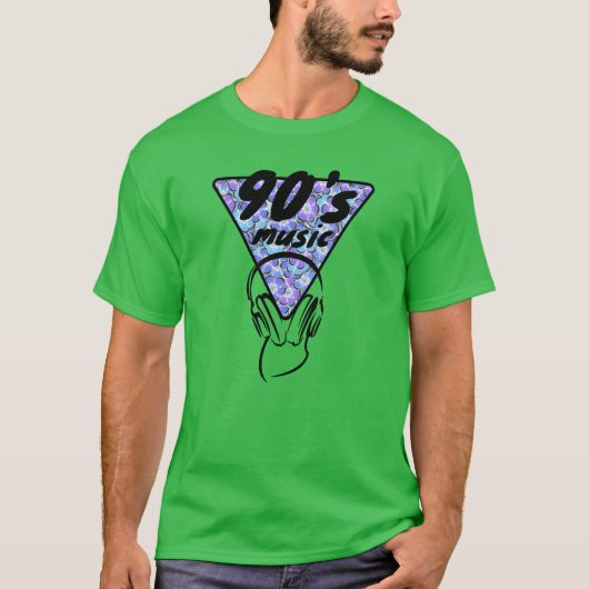 90s muziek vriend t-shirt (Voorkant)