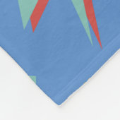 '90's naadloos patroon. Memphis achtergrond. Geome Fleece Deken (Hoek)