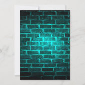 90s Neon Disco Verjaardag Bedankkaart (Achterkant)