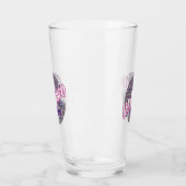 90's Neon Disco Vibes Retro Style Glas (Links)