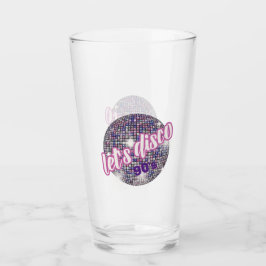90's Neon Disco Vibes Retro Style Glas