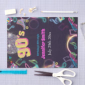 90's Neon Disco Vibes Retro Style Tissuepapier (Craft)