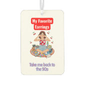 90s Nostalgia girl  Luchtverfrisser (Achterkant)