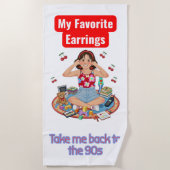 90s Nostalgia girl Strandlaken (Voorkant)