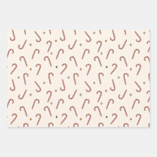 90s Nostalgie Retro Groovy Kerstmis Inpakpapier Vel (Voorkant 3)