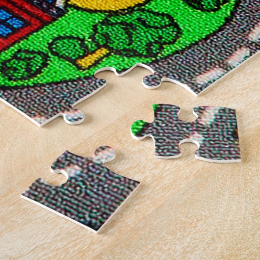 90s nostalgie, Track tapijt Auto Road nostalgisch Legpuzzel (Zijkant)