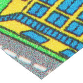 90s nostalgie, Track tapijt Auto Road nostalgisch Tafelkleed (Gekanteld)