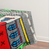 90s nostalgie, Track tapijt Auto Road nostalgisch Tafelkleed (Voorbeeld)