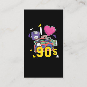 90s Old Music Party, geboren in 1990 Visitekaartje