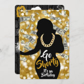 90's Old School Hip Hop Birthday Foto Bedankkaart (Voorkant / Achterkant)