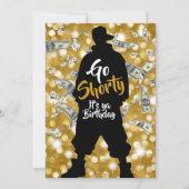 90's Old School Hip Hop Birthday Foto Kaart (Voorkant)