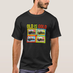 90'S oude school van Cool 80'S Mix Tapes Graphic C T-shirt