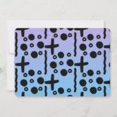 90s Partij Ombre  BoomBox Throw Back Kaart (Achterkant)