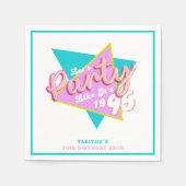 90s Party Like It's 1995 30ste verjaardagsfeestje Servet (Voorkant)