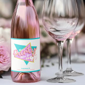 90s Party Like It's 1995 30ste verjaardagsfeestje Sparkling Wijnetiket