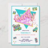 90's Party Like It's 1995 Retro 30e verjaardagsfee Kaart (Voorkant)