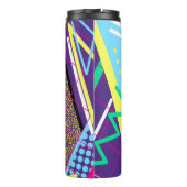 90s Patroon, Nineties Retro Geometrisch Thermosbeker (Achterkant)